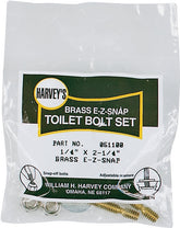 Harvey 51100 Bolt Set, EZ-Snap, Brass